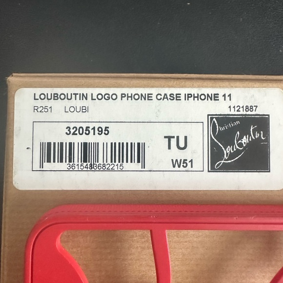 Christian Louboutin iPhone 11 Red Case With Dust Bag and Box - Picture 8 of 13